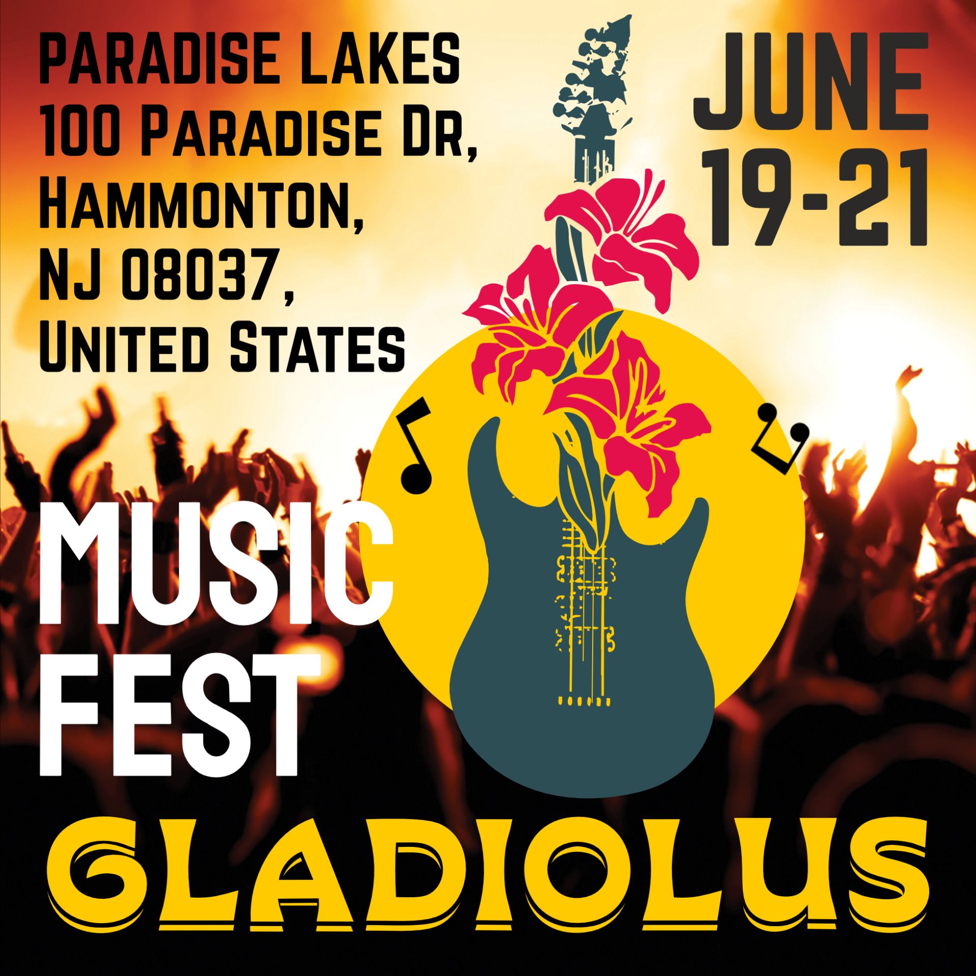 ミルトン・グレイザー University Music Festival Tickets for Gladiolus Music Festival in New York